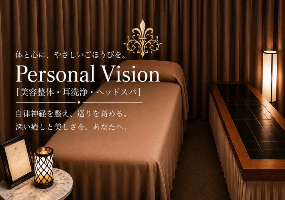 Personal Vision 【美容整体・耳洗浄・ヘッドスパ】
