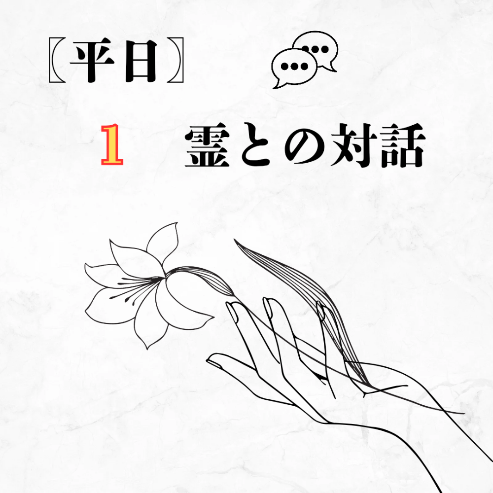 【チャット｜平日｜1霊】