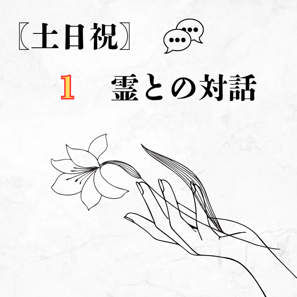 【チャット｜土日祝｜1霊】