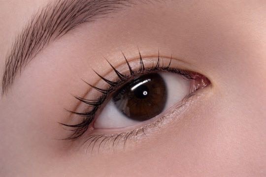 千里丘アイラッシュサロンme 上まつ毛パーマ施術後の仕上がり