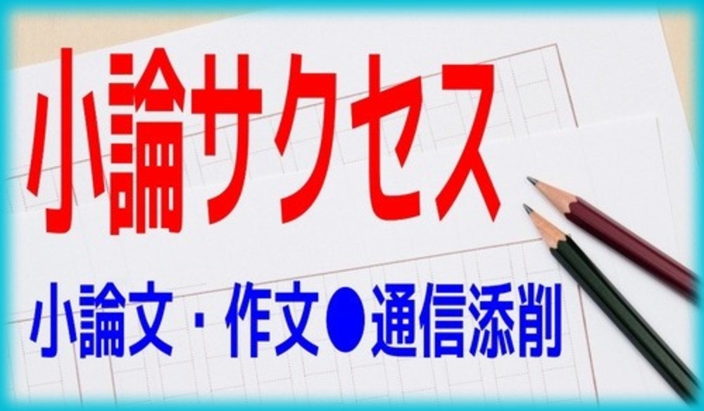 小論サクセス《小論文・作文●通信添削》