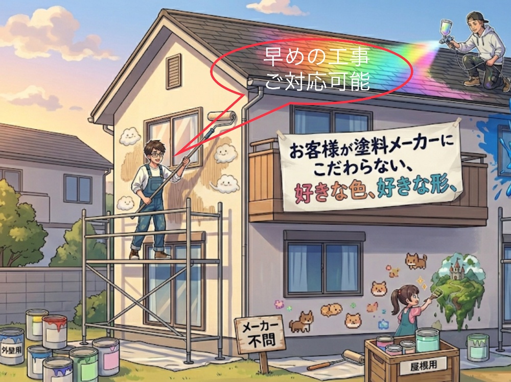 栃木県　益子町　屋根塗装