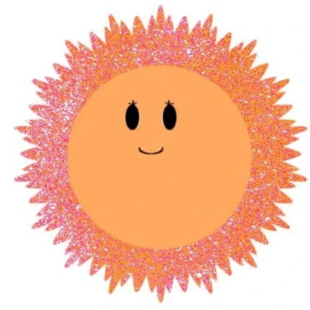 可愛い太陽のアイコン