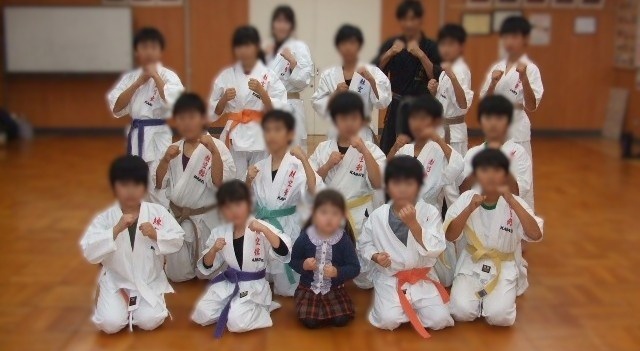 空手教室の雰囲気